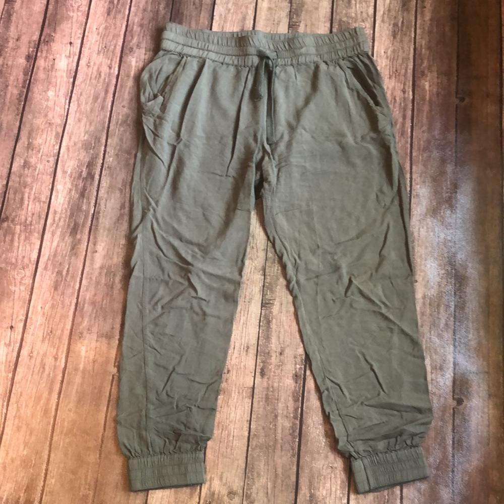 tee TAHARI Rayon Drawstring Waist Joggers Sz L